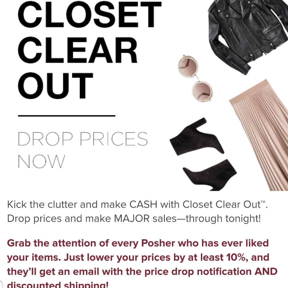 10% OFF ENTIRE CLOSET &&& DISCOUNT ON SHIPPING!!!!